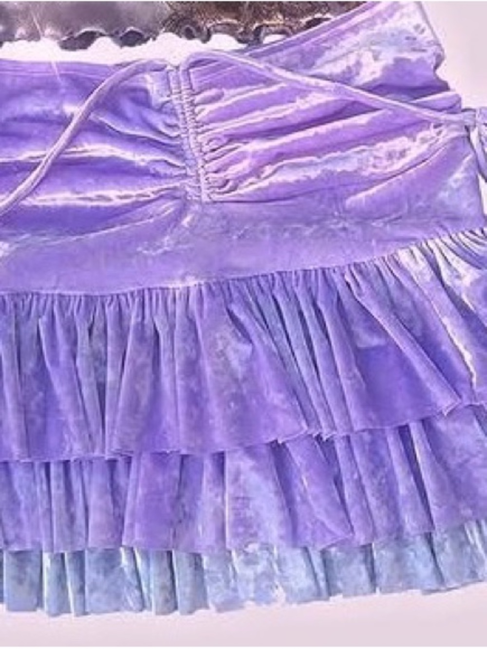 Handmade Lilac Rara Skirt